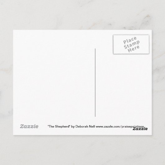 Carte postale "Le Berger" (Dos)