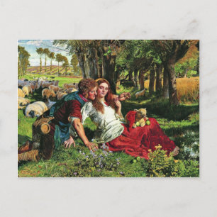 Carte Postale Le berger allemand Hireling : Le Berger Embauché