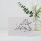 Carte Postale Le bibliothécaire (Debout devant)