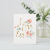 Carte Postale Le blanc de floraison | I de plaisir nous aiment (Debout devant)