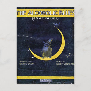Carte Postale Le blues alcoolique