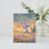 Carte Postale Le Bobcat en marche (Debout devant)