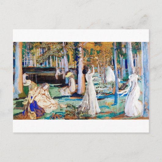 Carte Postale Le Bois sacré, Maurice Denis (Devant)
