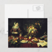 Carte Postale Le bol de fruits (Devant / Derrière)