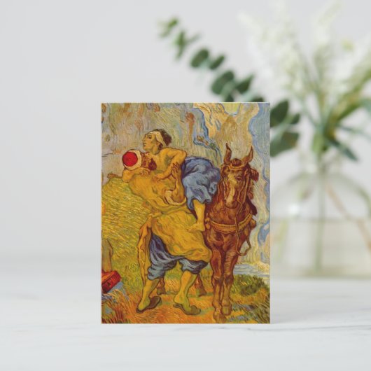 Carte Postale Le bon samaritain (Debout devant)