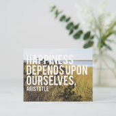 Carte Postale Le Bonheur Dépend De Nous-Mêmes (Debout devant)