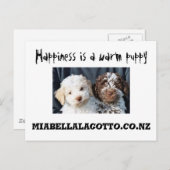 Carte Postale Le bonheur est ... (Devant / Derrière)