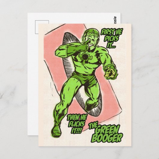 Carte Postale Le Booger Vert (Devant / Derrière)