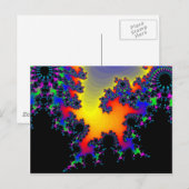 Carte Postale Le bord du fractal : (Devant / Derrière)