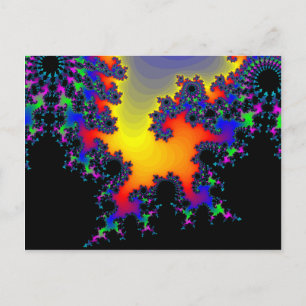 Carte Postale Le bord du fractal :