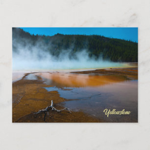 Carte Postale le bord du Grand Prismatic Spring Yellowstone