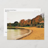 Carte Postale Le bord du lac Léman, Wisconsin (Devant / Derrière)