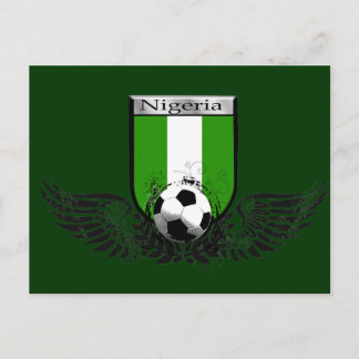 Carte Postale Le bouclier emblématique du football du Nigeria ai