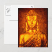 Carte Postale Le Bouddha d'or (Devant / Derrière)