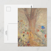 Carte Postale Le Bouddha par Odilon Redon (Devant / Derrière)