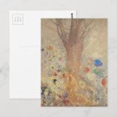 Carte Postale Le Bouddha par Odilon Redon (Devant / Derrière)