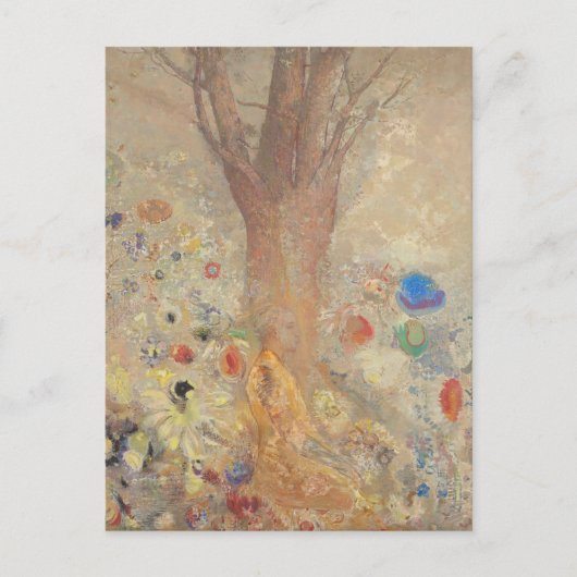Carte Postale Le Bouddha par Odilon Redon (Devant)