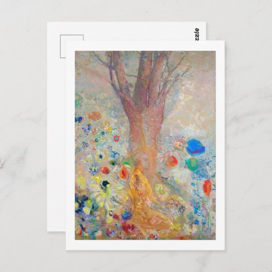 Carte Postale Le Bouddha, Redon (Devant / Derrière)