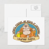 Carte Postale Le Bouddha riant (Devant / Derrière)