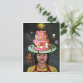 Carte Postale Le boulanger (Debout devant)