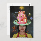 Carte Postale Le boulanger (Devant / Derrière)