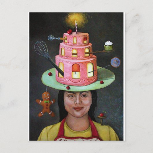 Carte Postale Le boulanger (Devant)