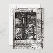 Carte Postale Le boulanger (Devant / Derrière)