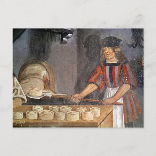 Carte Postale Le boulanger (Devant)