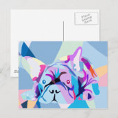 Carte Postale Le Bouledogue français (Devant / Derrière)