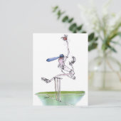 Carte Postale le bowler - cricket, tony fernandes (Debout devant)