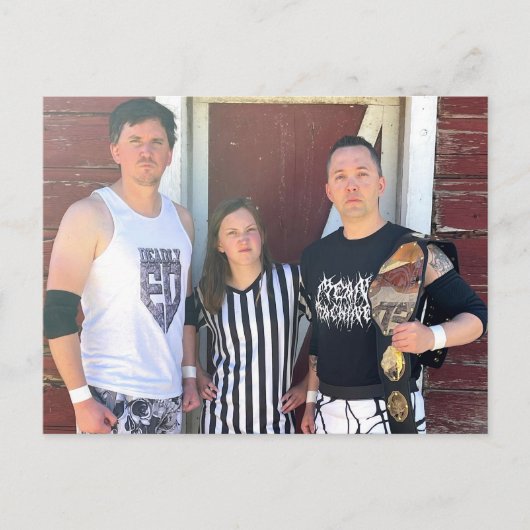 Carte Postale Le Brawl Barnyard - Deaded vs Mean Machine (Devant)