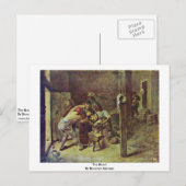 Carte Postale Le Brawl Par Brouwer Adriaen (Devant / Derrière)