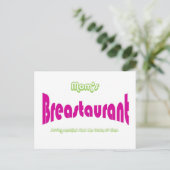 Carte Postale Le Breastaurant de maman (Debout devant)