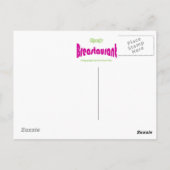 Carte Postale Le Breastaurant de maman (Dos)