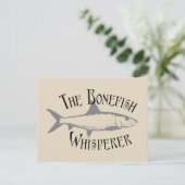 Carte Postale Le Brouillard de Bonefish Funny Ocean Fishing (Debout devant)