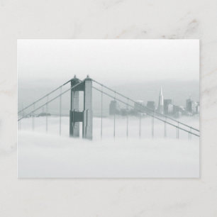 Carte Postale Le brouillard envahit la baie de San Francisco 2
