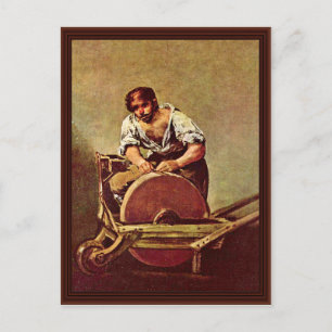 Carte Postale Le Broyeur (El Afilador) De Francisco De Goya