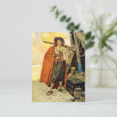 Carte Postale Le Buccaneer - l'art pirate (Debout devant)