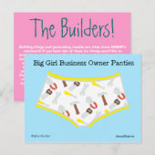 Carte Postale Le Builder BGBOP. (Devant / Derrière)