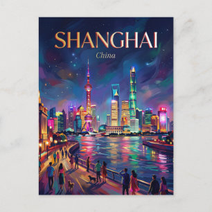 Carte Postale Le Bund Chine