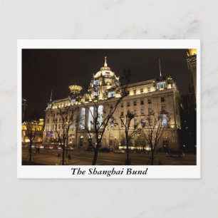 Carte Postale Le Bund de Shanghai, Chine