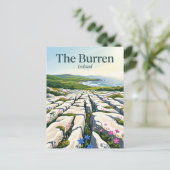 Carte Postale Le Burren Irlande (Debout devant)