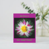 Carte Postale le buzz sur les abeilles (Debout devant)