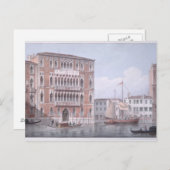 Carte Postale Le Ca' Foscari, Venise, gravé par Brizeghel (li (Devant / Derrière)