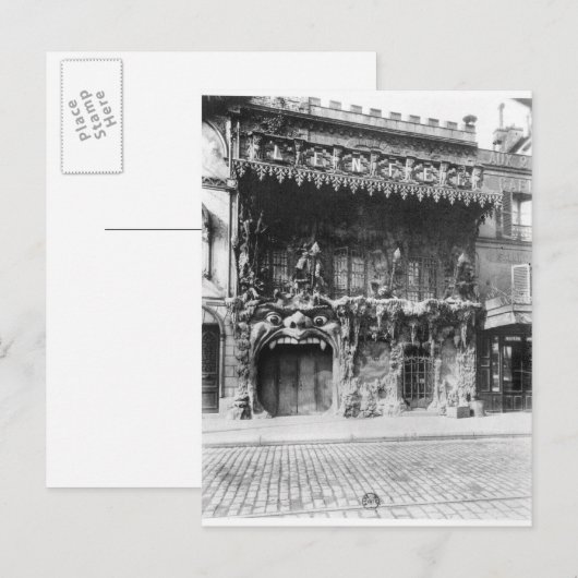 Carte Postale Le cabaret De "l'Enfer" à Paris (Devant / Derrière)