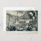 Carte Postale Le Cabaret du Conversation Noir, 1886 (Devant / Derrière)