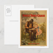 Carte Postale Le Cabine de l'oncle Tom, Black Man & Girl Theatre (Devant / Derrière)