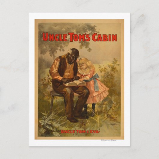 Carte Postale Le Cabine de l'oncle Tom, Black Man & Girl Theatre (Devant)