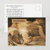 Carte Postale Le cadavre du Christ (Devant / Derrière)