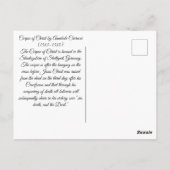 Carte Postale Le cadavre du Christ (Dos)